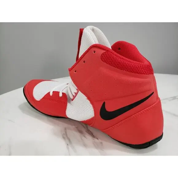 Nike Fury Combat Red White Black Wrestling Shoes boxing‎ Mens AO2416-601 Size 11